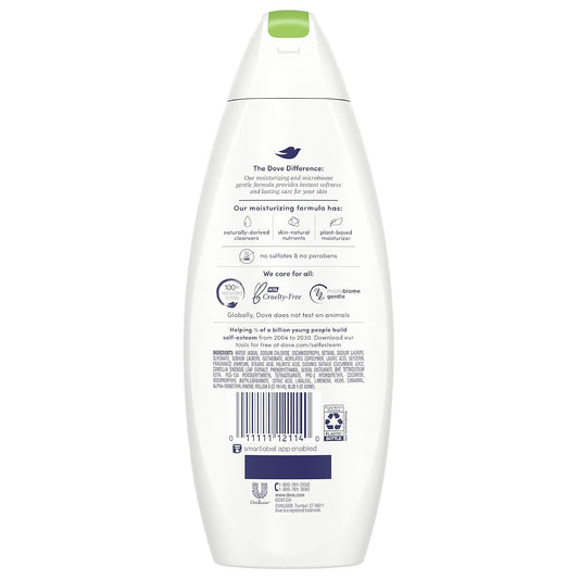 Dove go fresh Refreshing Body Wash Revitalizes and Refreshes Skin Cucumber and Green Tea Effectively Washes Away Bacteria While Nourishing Your Skin 11 oz