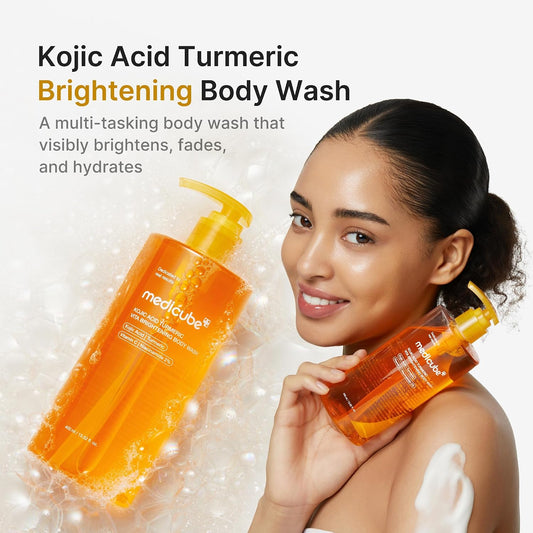 medicube Kojic Acid Turmeric Brightening Body Wash, Value Size, 33.81 fl.oz