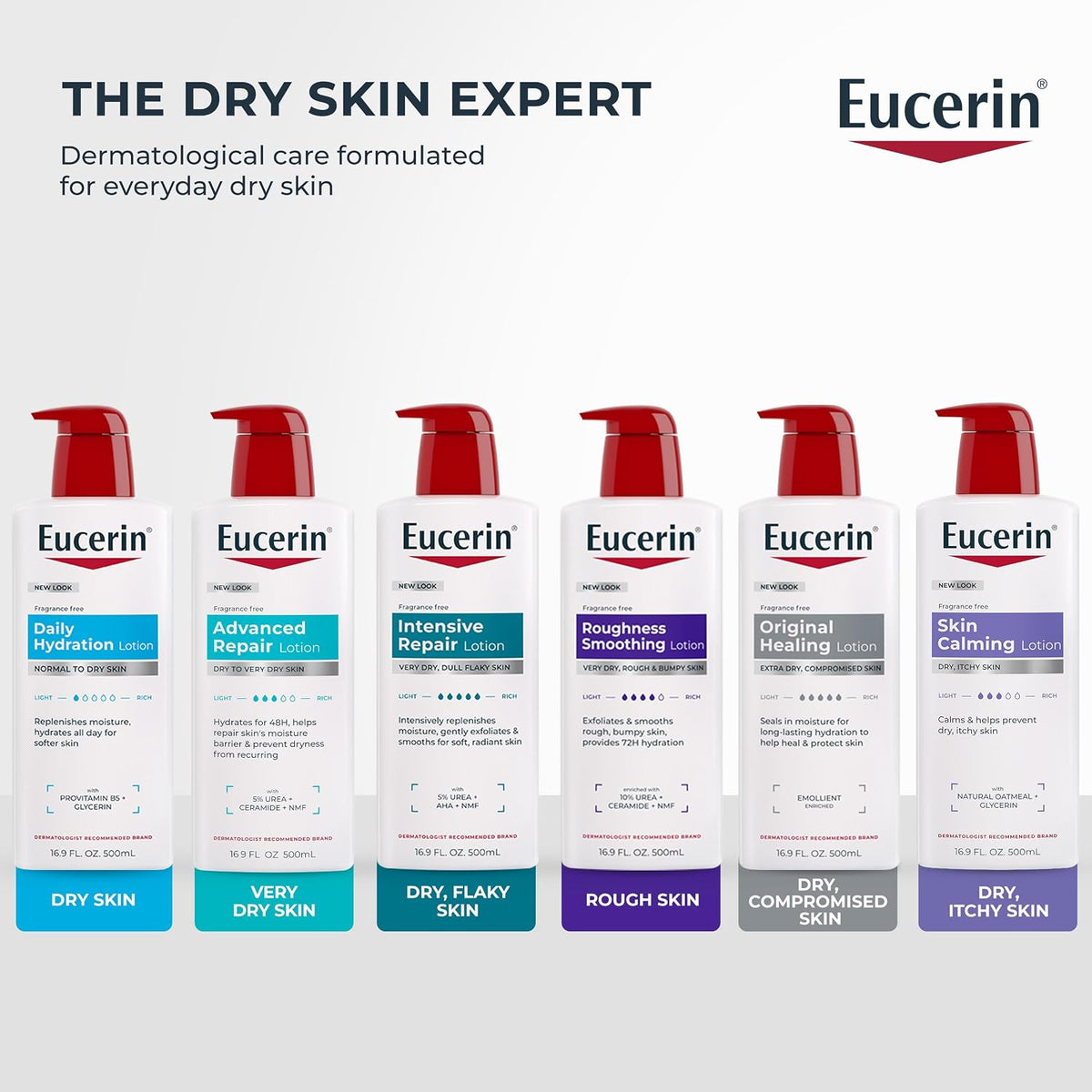 Eucerin Eczema Relief Body Skin Care Set, Variety Packet, 1 Count (Pack of 12)