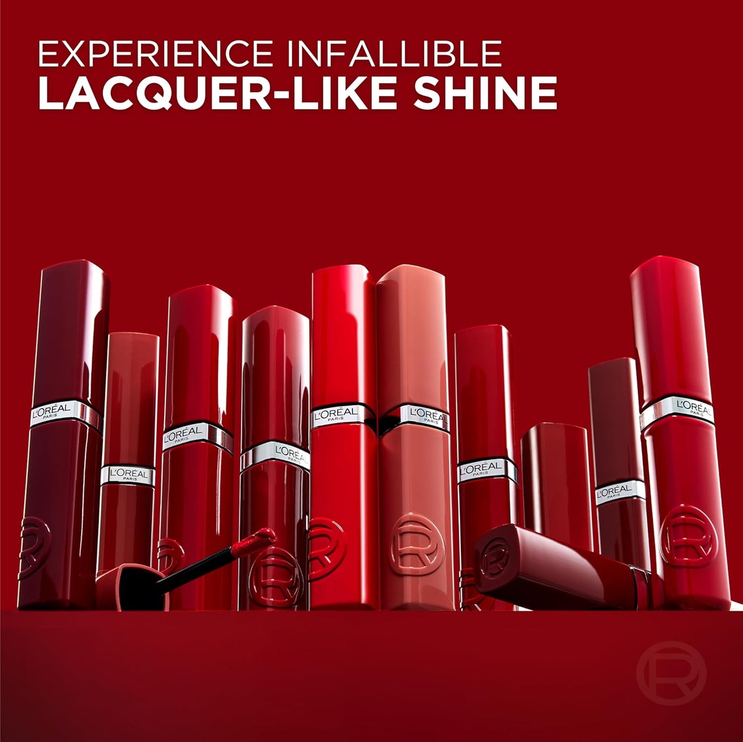 L'Oreal Paris Infallible Lacque Resistance Liquid Lipstick, 16HR Long Lasting Lip Makeup with Lacquer-Like Shine and Zero Transfer, 250, Pink Oulala