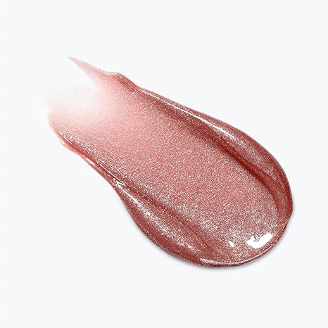 L'Oreal Paris Plump Ambition Hyaluron Lip Oil Shimmer, 24 HR Lip Gloss with Hyaluronic Acid, Volumizing Formula with Glass-Like Shine, Rose Lights, 0.16 fl oz