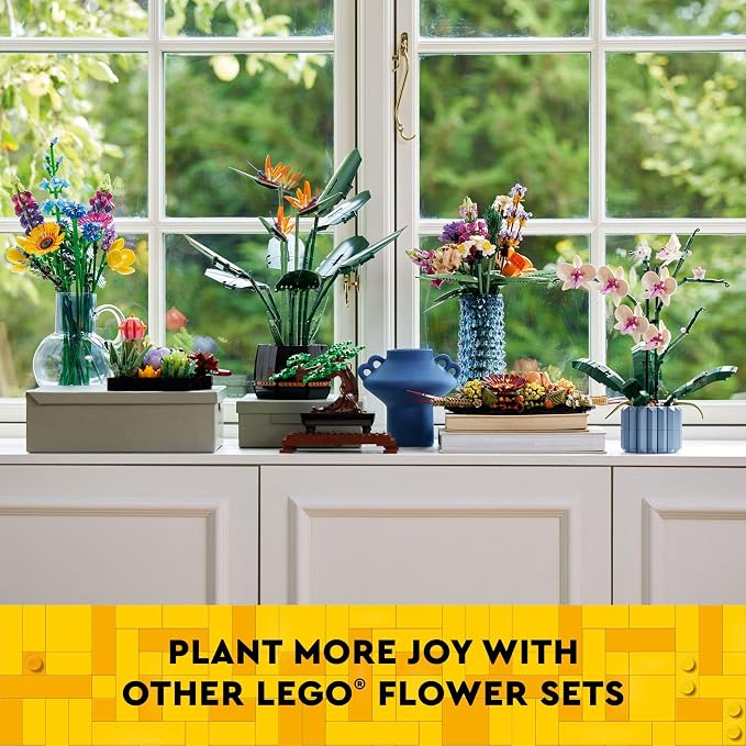 LEGO Cherry Blossom Building Toy for Kids, Girls & Boys, Ages 8+ - Artificial Cherry Blossom Decor for Home & Display - Creative Gift Idea for Plant & Flower Lovers - 40725