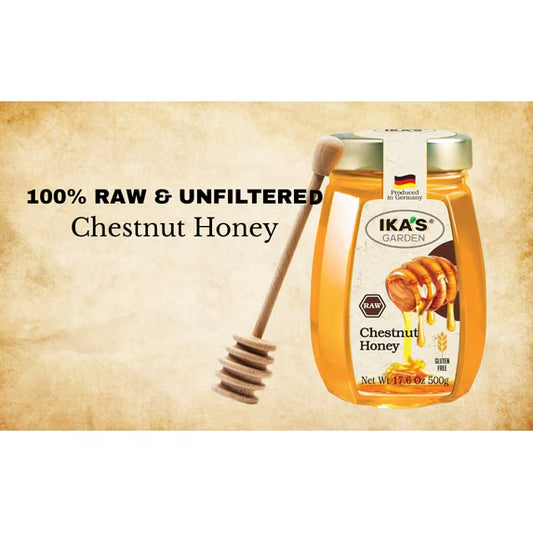 Ika's Garden Raw Chestnut Honey