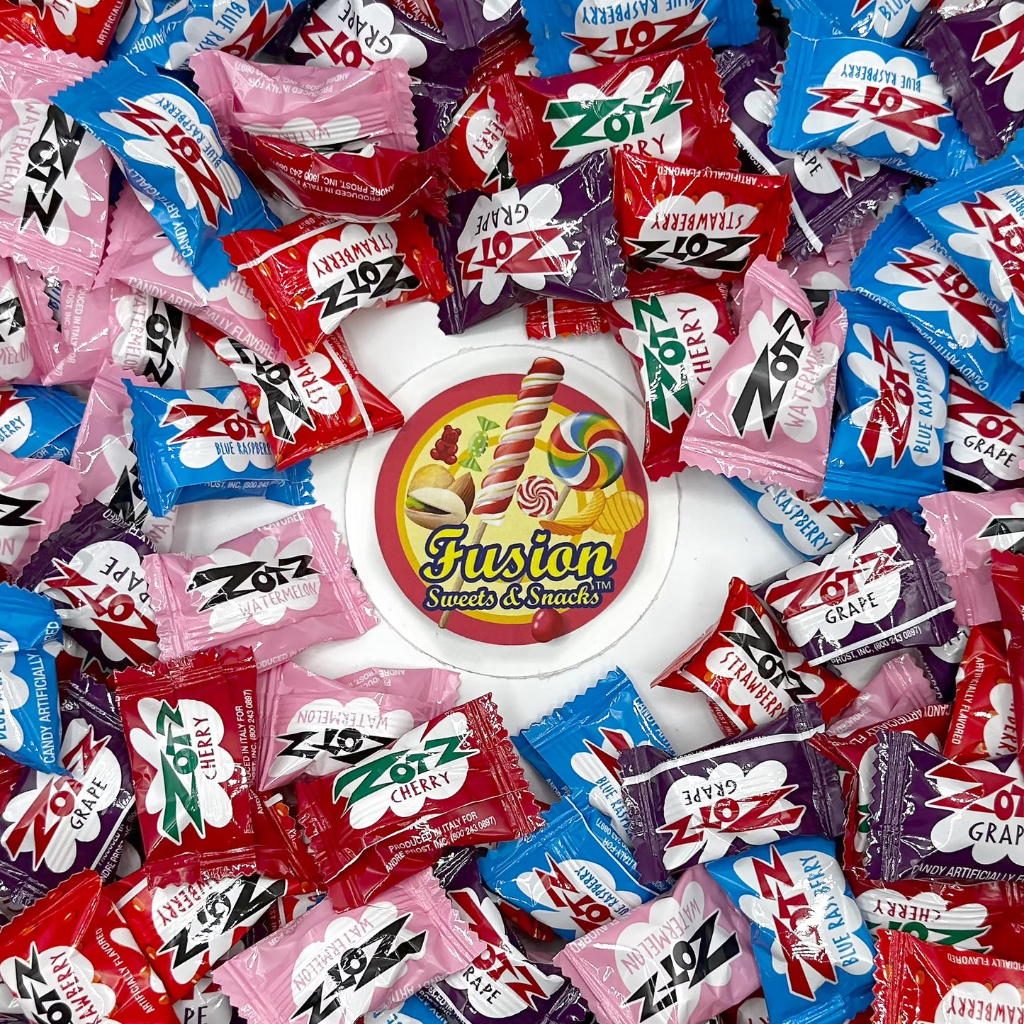 Zotz Fizzy Candy Variety Pack Assorted Flavors 135 Count 1.5 Pounds