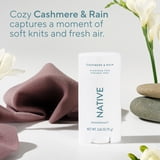 Native Deodorant for Men, Aluminum Free, Cashmere & Rain, 2.65 oz