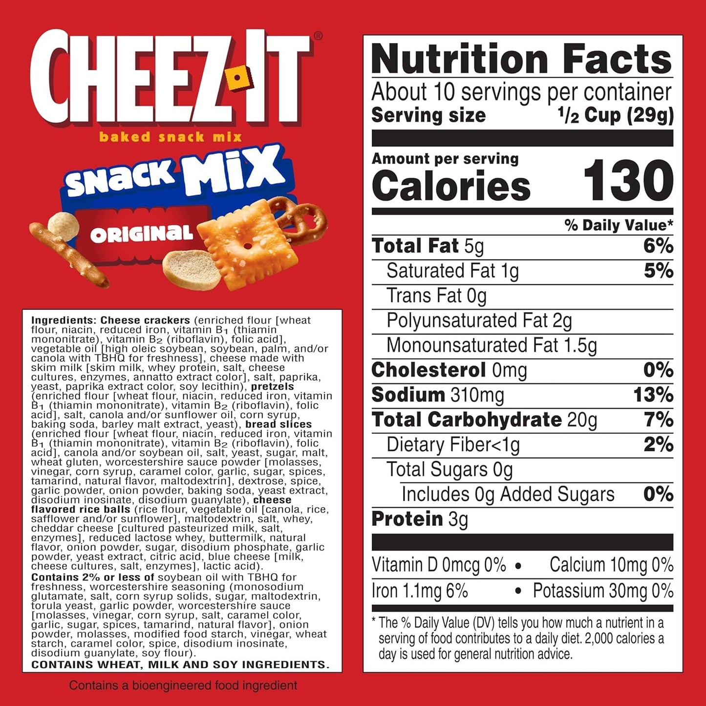Cheez-It, Snack Mix, 10.5 Ounce