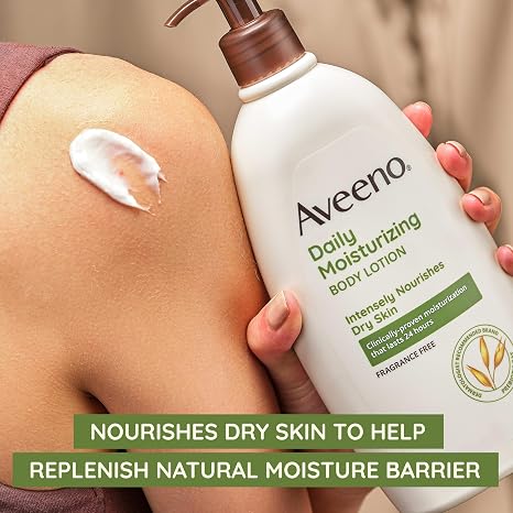 Aveeno Daily Moisturizing Body Lotion, Fragrance-Free, 5 oz
