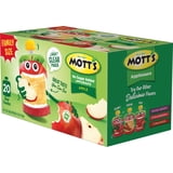 Mott's No Sugar Added Applesauce, 3.2 oz clear pouches, 20 pack