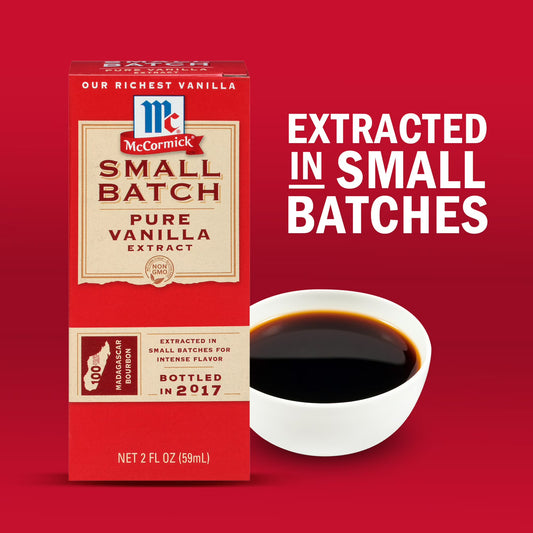 McCormick Small Batch Pure Vanilla Extract, 2.0 fl oz Box