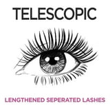 (2 pack) L'Oreal Paris Telescopic Original Washable Mascara, Blackest Black, 2 Pack