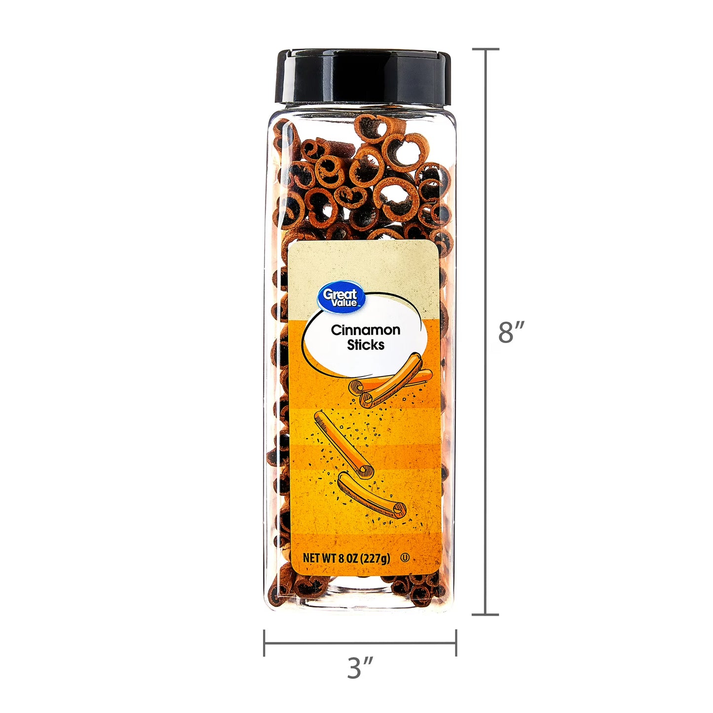 Great Value Cinnamon Sticks, 8 oz