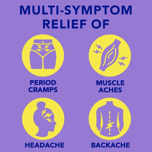 Midol Long Lasting Relief Menstrual Pain Relief Caplets, 20 Count