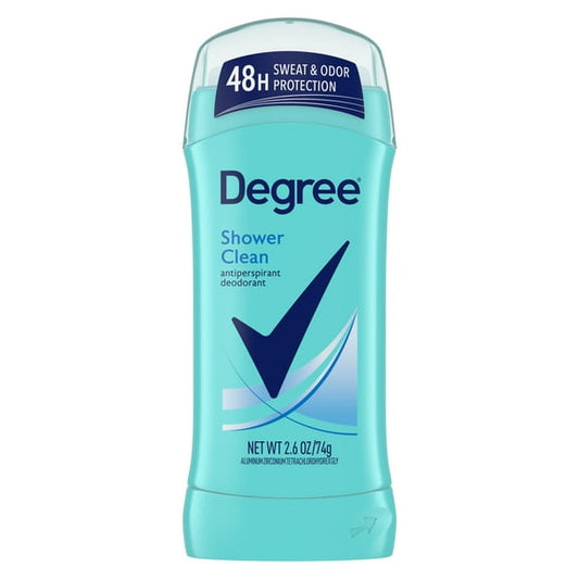 (3 pack) Degree Women's Long Lasting Antiperspirant Deodorant Stick, Shower Clean, 2.6 oz
