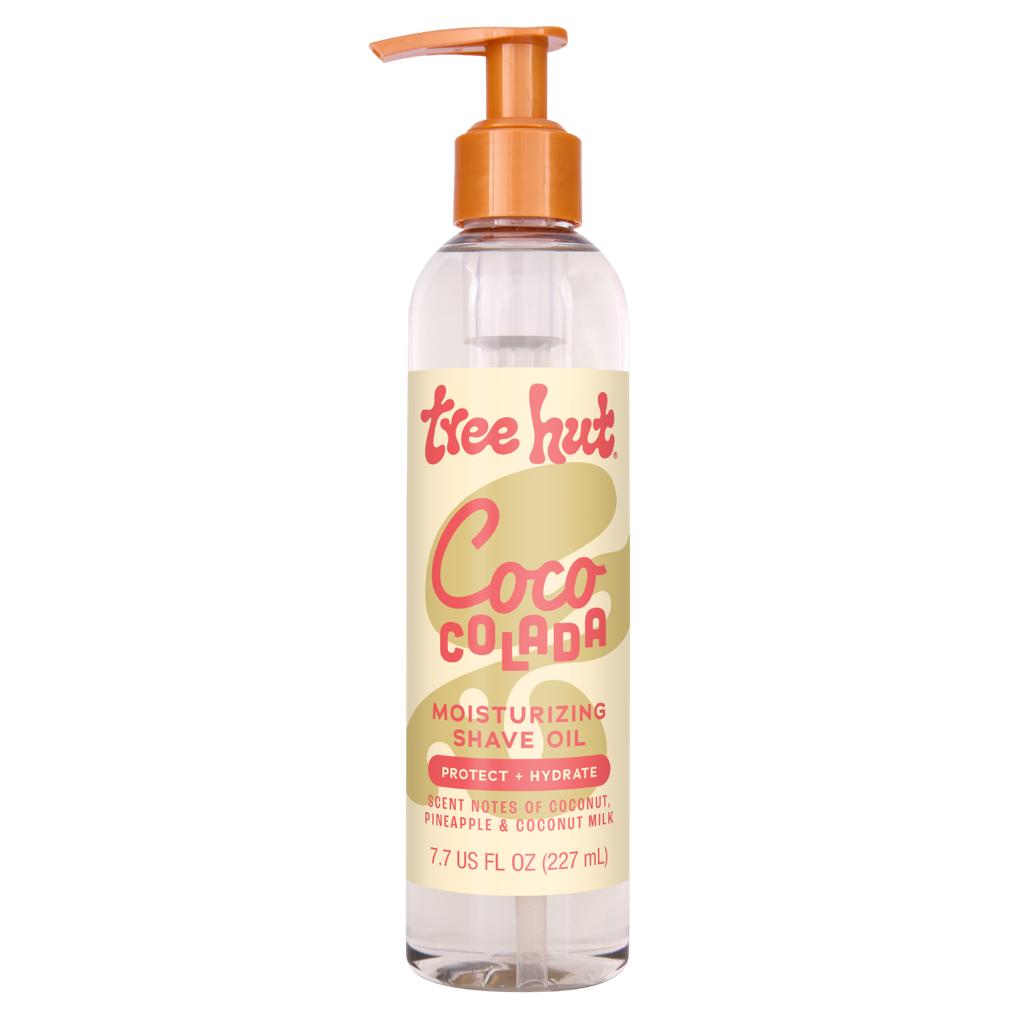 Tree Hut Coco Colada Moisturizing Shave Oil, Hydrating Gel-to-Oil Formula, 7.7 fl oz + Shave Prep Polish, Gently Soothe & Prep Skin for an Even Closer Shave,7 fl oz.