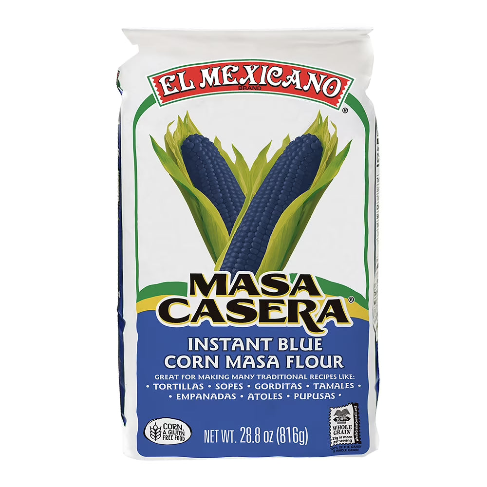 El Mexicano Masa Casera, Instant Blue Corn Flour, 28.8 oz