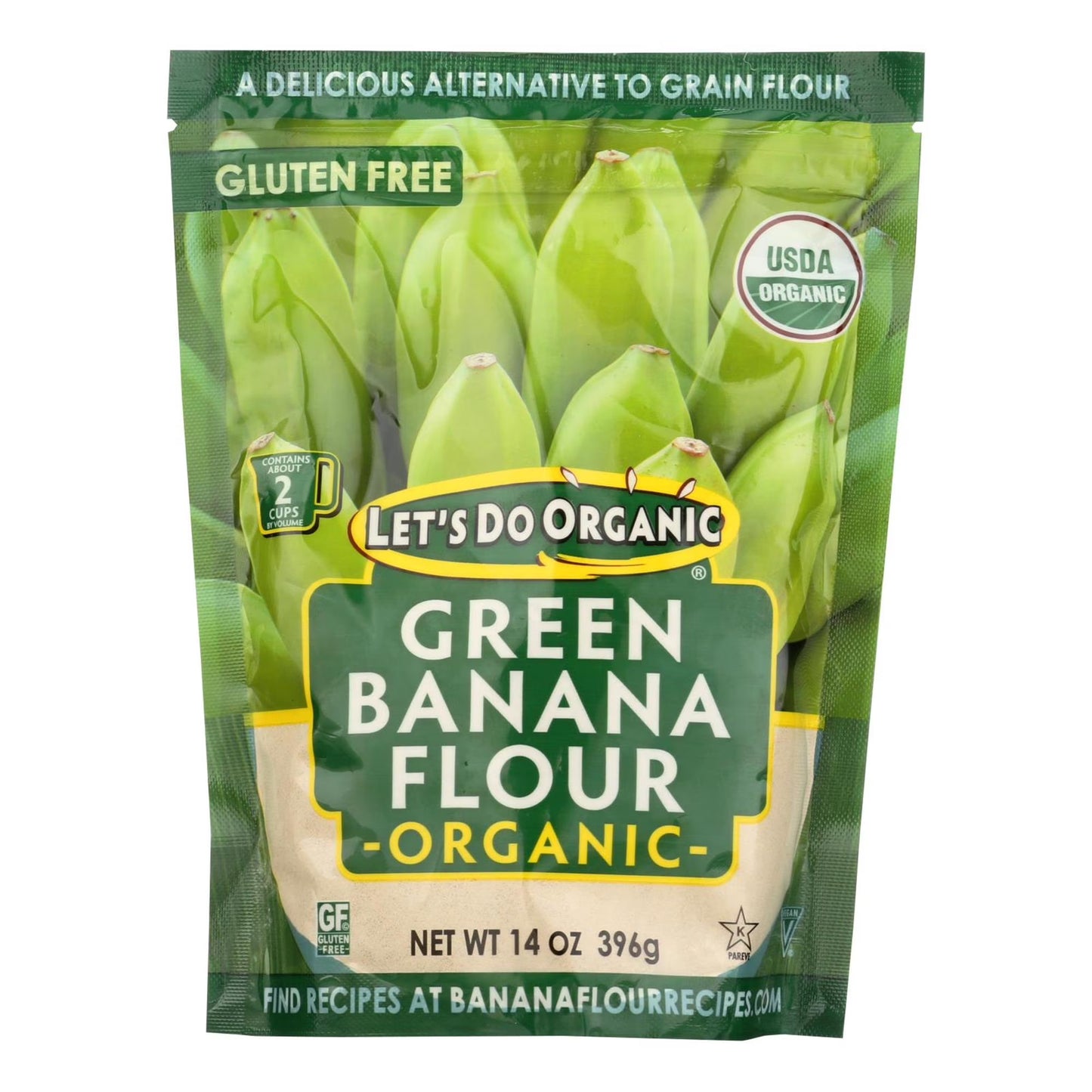 LetâS Doâ¦Organic Green Banana Flour, 14 OZ