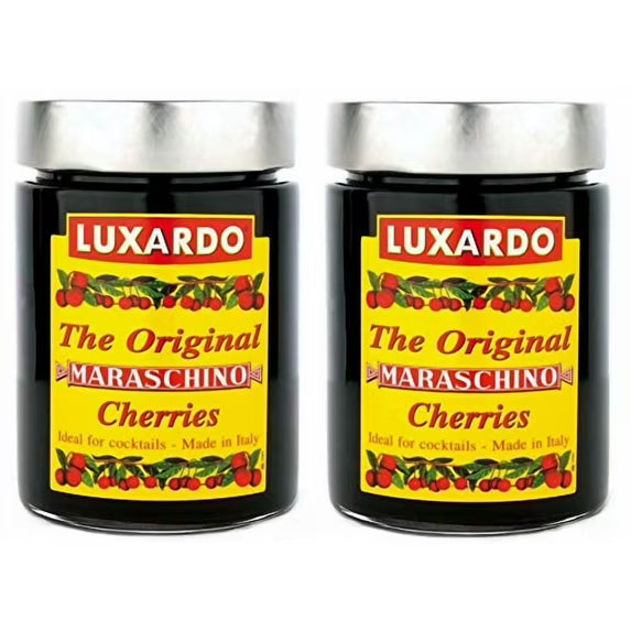 Luxardo Maraschino Cherries, 14.1 Ounce Jar (Pack of 2)