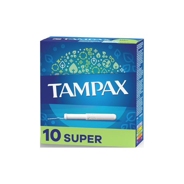 Tampax Tampons, Super, 10-ct