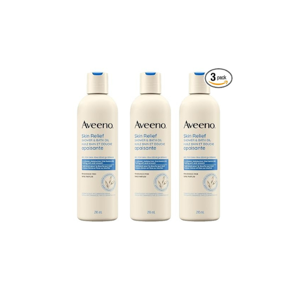 Aveeno Skin Relief Shower & Bath Oil - 10 oz - 3 pk
