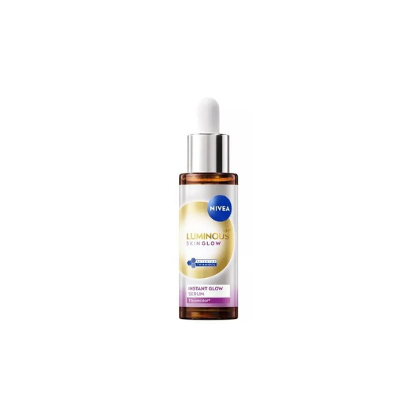 NIVEA Luminous630 Skin Glow Instant Glow Serum for Face, Lightweight Facial Serum, 30 ml / 1.0 fl oz, Daily Use Face Care Enhancer with Niacinamide and Aloe Extract for Healthy Looking Skin