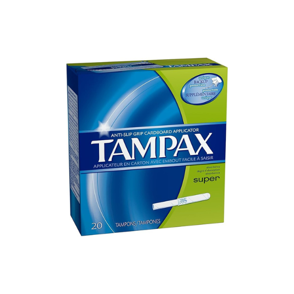 Tampax Super Absorbency Tampons with Flushable Applicator 20 ct