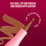 NYX Professional Makeup Lip Lingerie Lip Liner Stain, Waterproof Lip Color,Steamy Spice, 0.03 fl oz