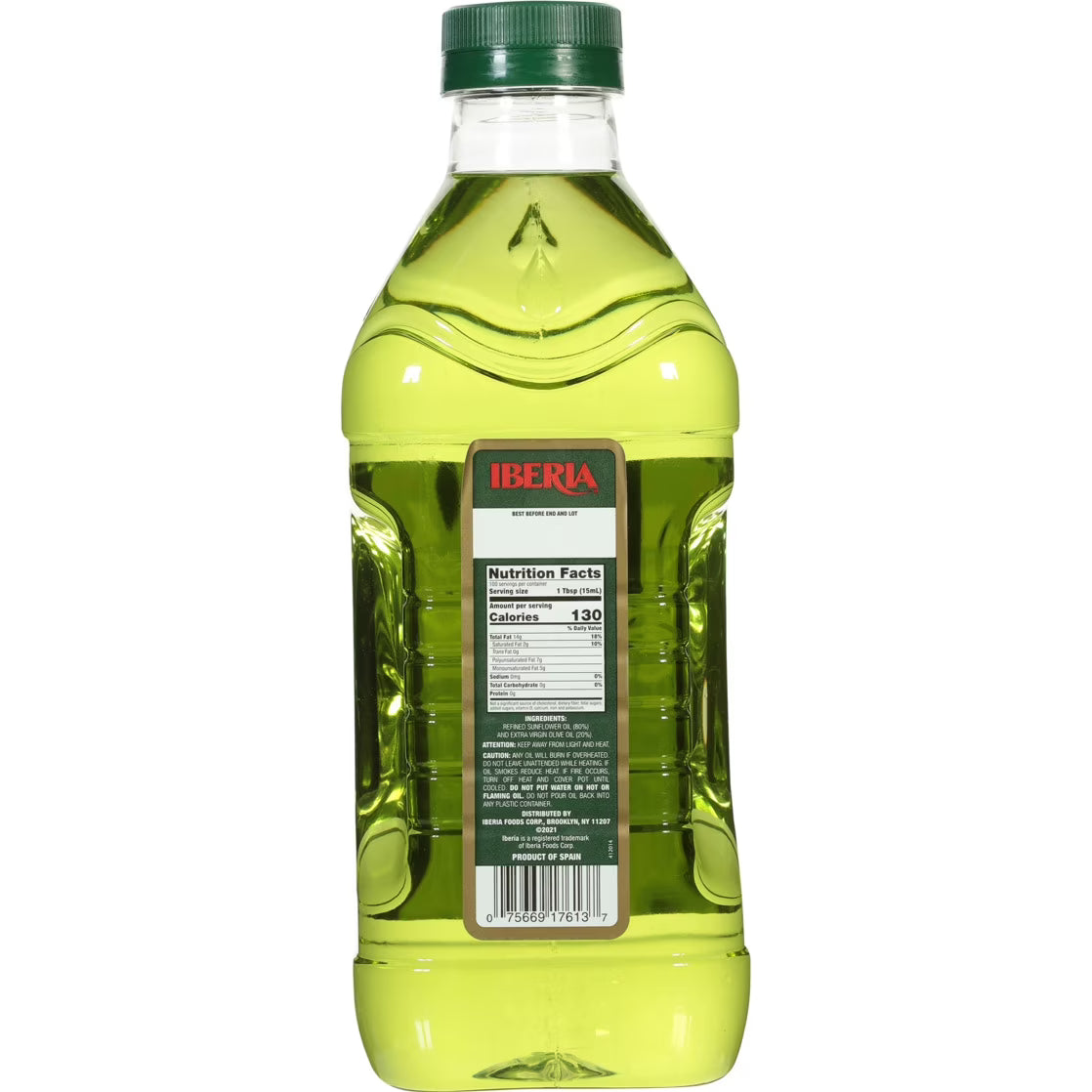 (4 pack) Iberia Premium Blend Sunflower Oil & Extra Virgin Olive Oil 51 fl oz