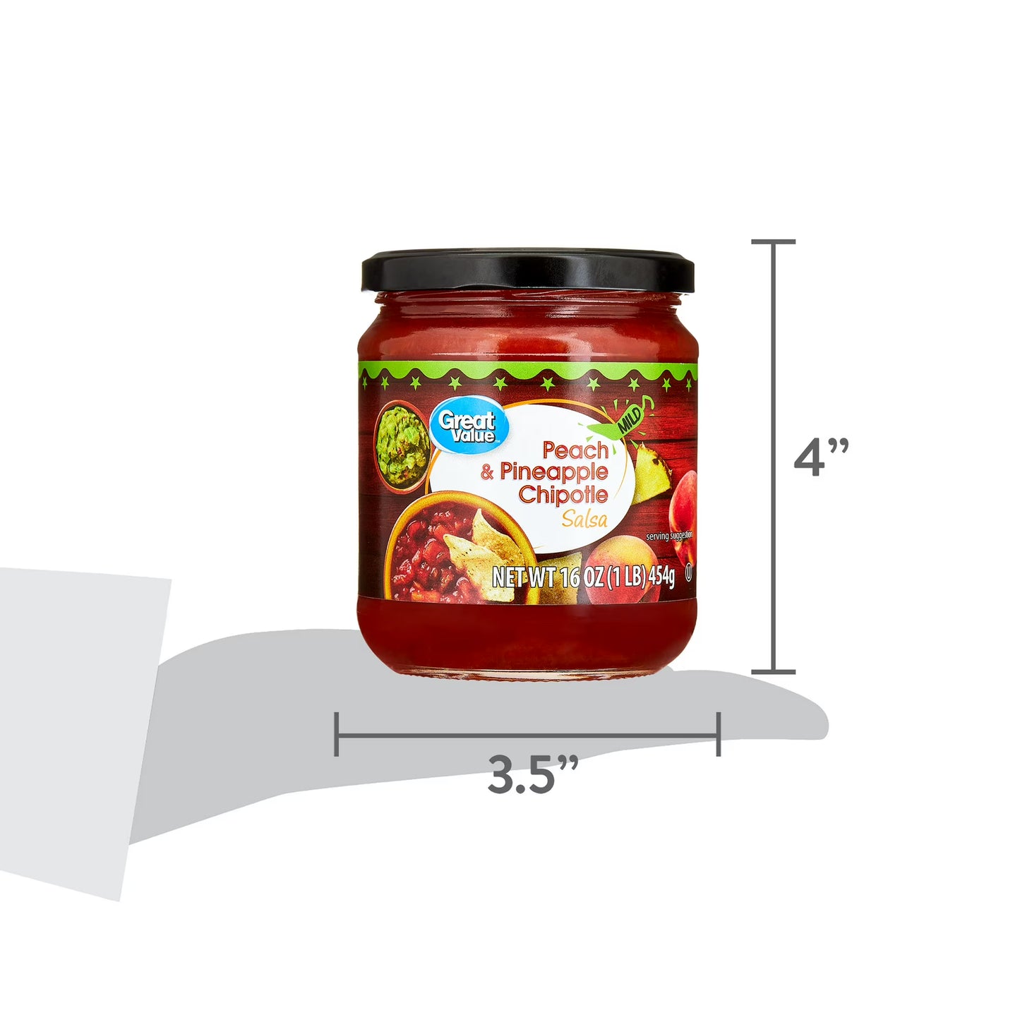 Great Value Peach & Pineapple Chipotle Salsa, 16 oz