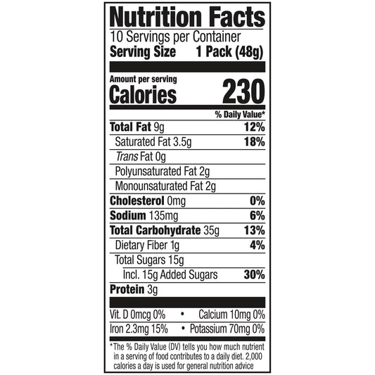Lance Sandwich Cookies, Nekot Fudge, 10 Individually Wrapped Packs, 6 Sandwiches Each