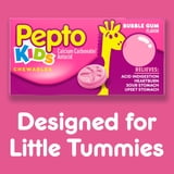Pepto Kids Antacid Chewable Tablets, Upset Stomach Relief, Heartburn, 24 Count