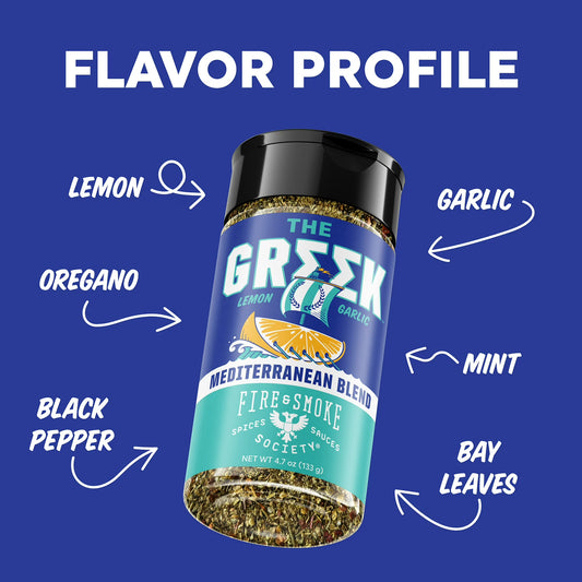 Fire & Smoke Society The Greek Seasoning, 4.7 oz
