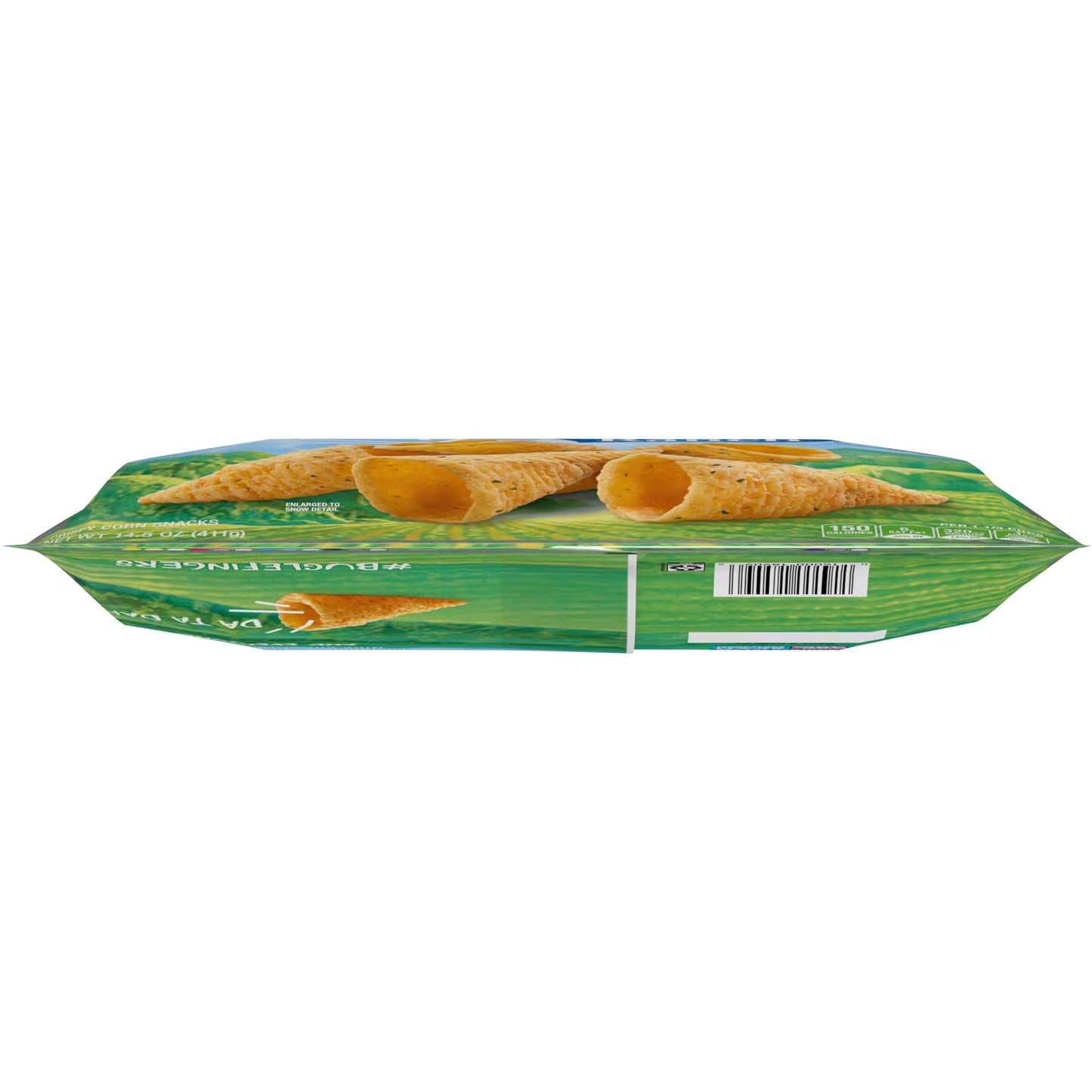 Bugles Crispy Corn Snacks, Hidden Valley Ranch Flavor, Snack Bag, 14.5 oz