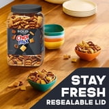 Chex Mix Bold Garlic and Herb Snack Mix, Salty Snacks Tub, 20 oz