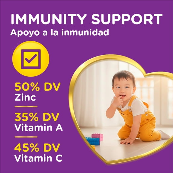 NIDO Kinder 1+ Powder Beverage Mix, Immunity Toddler Milk with Vitamins A, C, D, Iron to Support Growth, 28.2 oz Canister