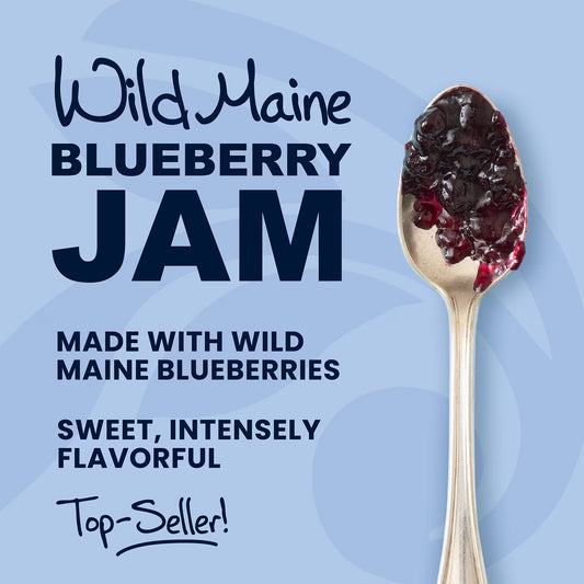 Stonewall Kitchen, non GMO, Wild Maine Blueberry Jam, 12.5 oz. Jar