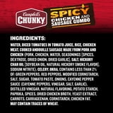 (2 pack) Campbell's Chunky Soup, Spicy Chicken and Sausage Gumbo, 18.8 oz Can