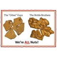 Brittle Brothers Peanut Brittle - 5 oz. Gift Bag - Gourmet Candy - Nashville Whiskey Bourbon Peanut Brittle Pecan Cashew Candy Snack Mothers Day Fathers Christmas Valentines Day Graduation Corporate
