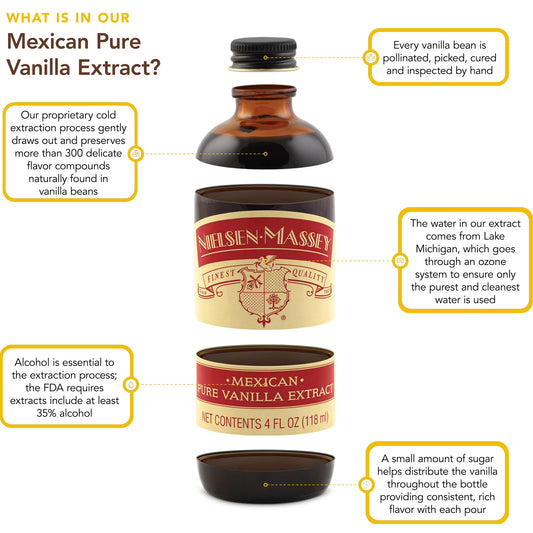 Nielsen-Massey Mexican Pure Vanilla Extract, 2 ounces
