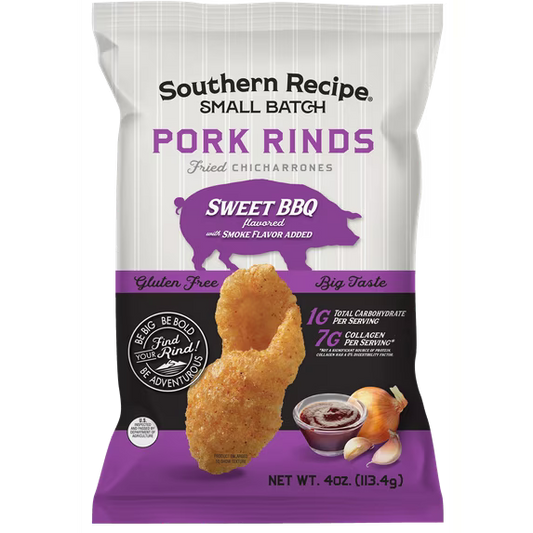 Fried Southern Recipe Small Batch 4oz Hot Honey Pork Rinds with a Pork Rind Granola recipe.