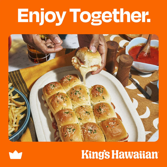 King's Hawaiian Savory Butter Rolls 24 Count, 24 oz, Shelf-Stable