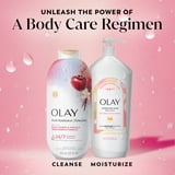 Olay Fresh Radiance Body Wash, Essence of Black Cherry and Vanilla, Vitamin B3 and Antioxidant Blend, 22 fl oz