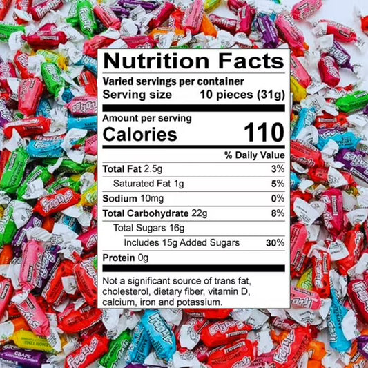 Tootsie Frooties Candy Mix, 10 Fruity Flavors, Soft & Chewy Taffy, 1.5 lb Bag – Gluten-Free & Peanut-Free Party Candy