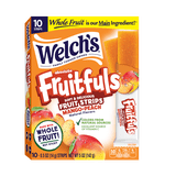 (12 pack) Welch's Fruitfuls Mango-Peach Soft Fruit Strips, .5 oz, 10 Count