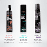 L'Oreal Paris Advanced Hairstyle SLEEK IT Iron Straight Heat Spray, Anti-Frizz, 5.7 fl oz