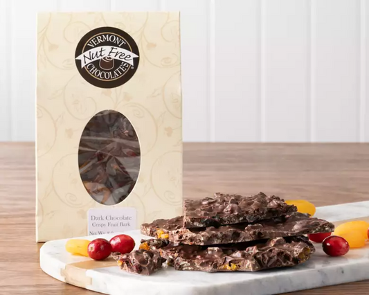 Wine Country Gift Baskets Dark Chocolate Crispy Fruit Bark - Nut Free