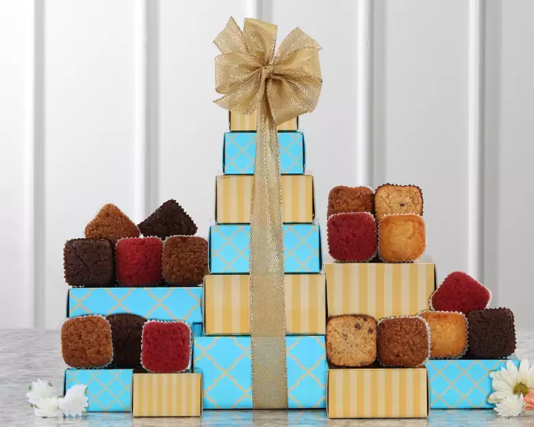 Cake and Brownie Tower