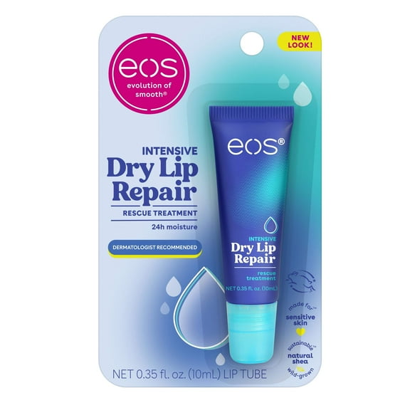 (2 pack) eos Hero Lip Repair, Extra Dry 24HR Treatment, Overnight Moisture, 0.35 fl oz