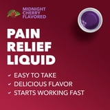 Vicks PainQuil Pain Relief Acetaminophen 1000mg Max Strength Adult Pain Reliever Liquid 12oz, Backache Headache Relief, 1 Nighttime Pain Reliever + Sleep Aid