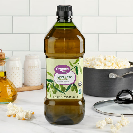 Great Value Organic Extra Virgin Olive Oil, 51 fl oz