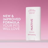 Native Deodorant For Women, Aluminum Free, Solid Deodorant Stick, Vanilla & Cactus Flower, 2.65 oz